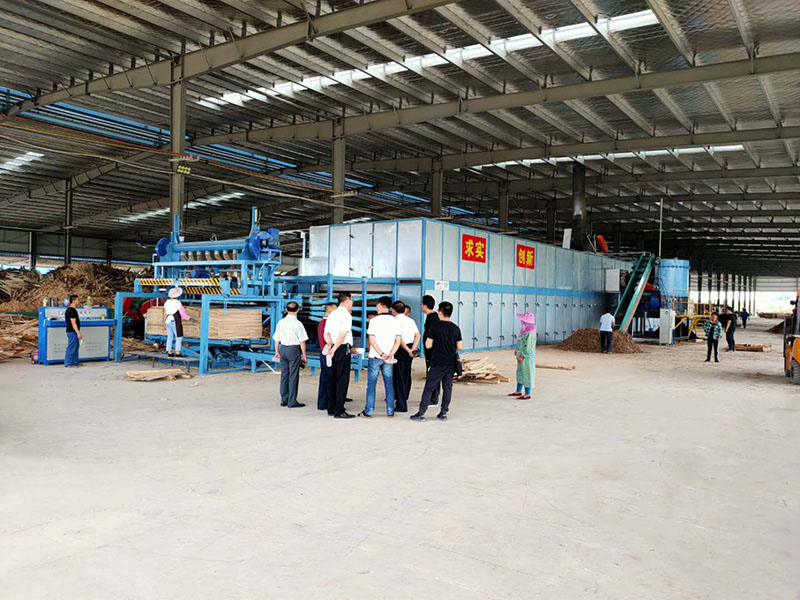 欧洲客户到访盛怀工厂 高度赞誉其生产的单板烘干机 